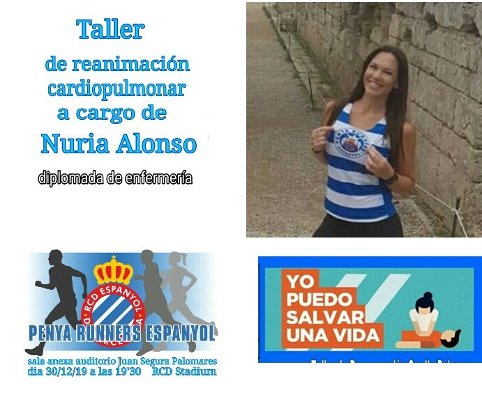 Taller de reanimació cardiopulmonar dels Runners Espanyol